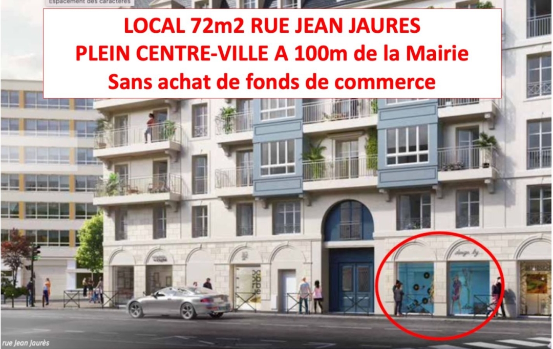 Annonces GENNEVILLIERS : Local / Bureau | PUTEAUX (92800) | 73 m2 | 4 900 € 