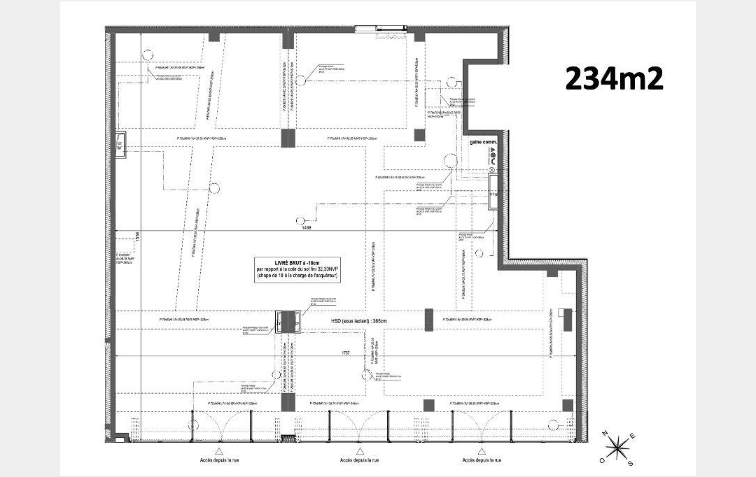 Annonces GENNEVILLIERS : Local / Bureau | PARIS (75015) | 257 m2 | 1 644 544 € 